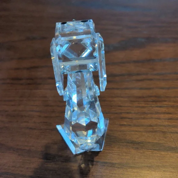 Swavorski Silver Crystal Vintage Standing Pluto Dog Figurine 7635, Discontinued - Picture 4 of 11